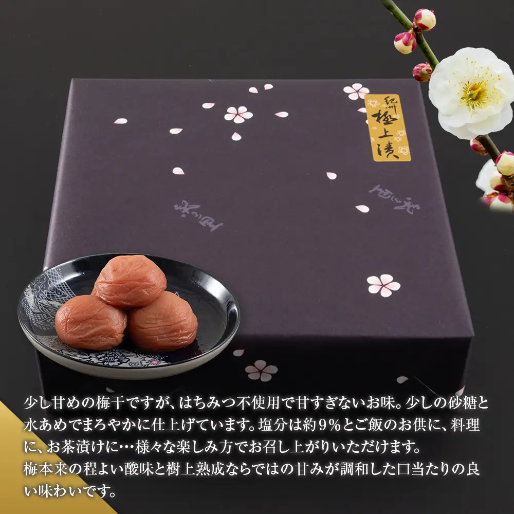 紀州南高梅 紀州極上漬 850g×1箱 ［Kn1］