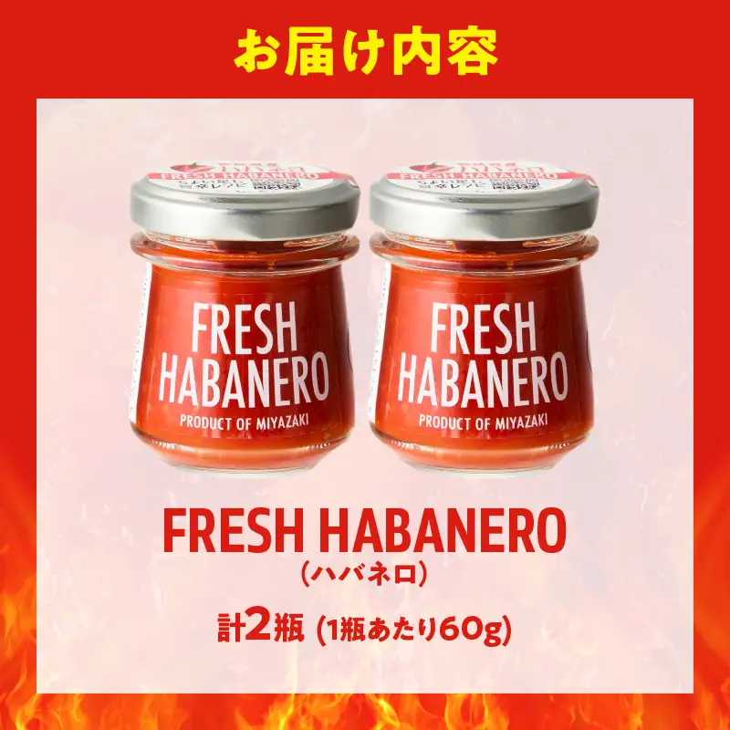 FRESH HABANERO(ハバネロ)計2瓶 漬物 おかず 野菜 加工品 国産_T025-0475