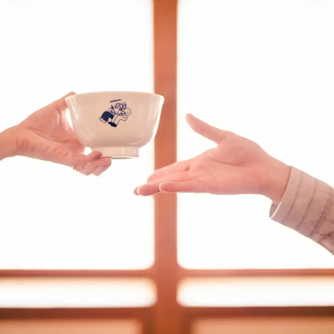 めおと お茶漬け茶碗（マスター） 麺類 ダブルウォール構造 食洗機対応 電子レンジ対応 [株式会社プラスワイズ] 【018S094】