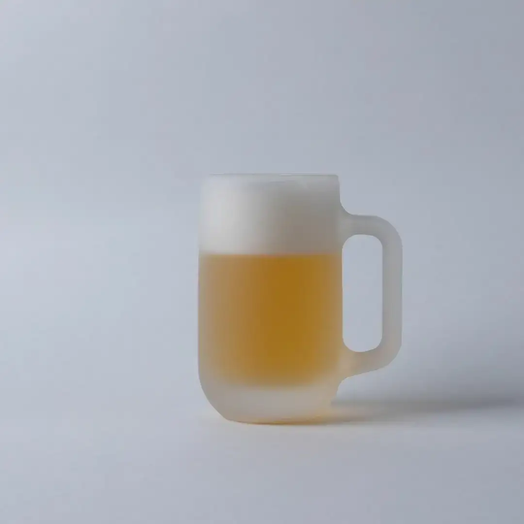 めおと ジョッキ（フロスト） ビールジョッキ グラス おしゃれ 食洗機対応 [株式会社プラスワイズ] 【016S081】