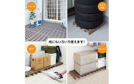 すのこベット ジョイントふとんすのこ 8枚入り - 通気性がいい高床式のパレット