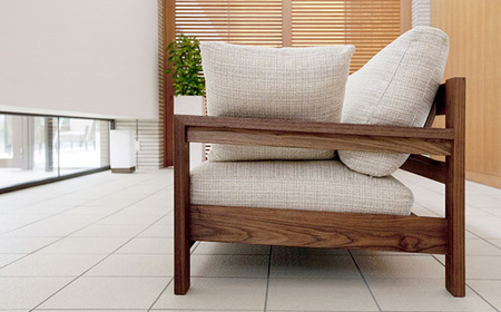 （ブラックチェリー）AUTHENTICITY FINE SOFA RD BK（ブラック） No.870-12