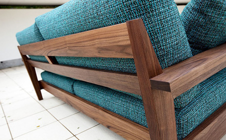 （ウォールナット）AUTHENTICITY FINE SOFA RE BE（ベージュ） No.863-11