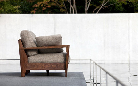 （ブラックチェリー）AUTHENTICITY SOFA E GR（グレー） No.830-10