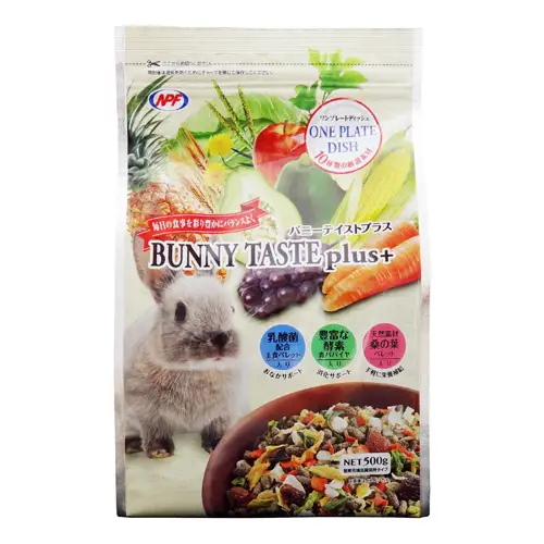 バニー テイストプラス 500g × 2袋 バニー うさぎ 小動物用フード ペットフード おやつ 乳酸菌配合 [BU031sa]
