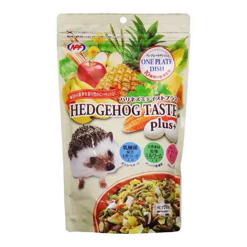 ハリネズミ テイストプラス 200g × 3袋 ハリネズミ 小動物用フード ペットフード おやつ 乳酸菌配合 [BU037sa]