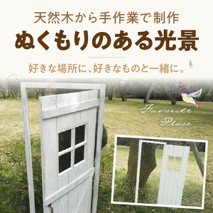 エイジング調アンティークのフェイクドアーオブジェ 大［161P19］