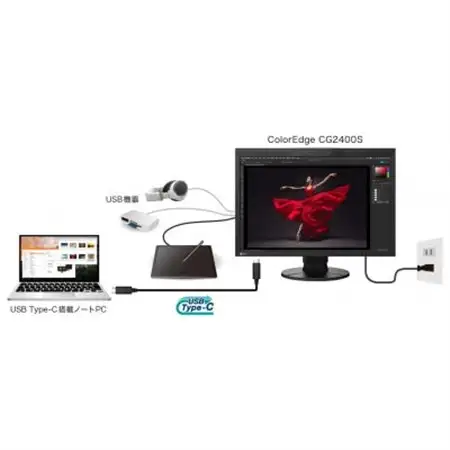 【国内生産】 EIZO 24.1型カラーマネジメント液晶モニター ColorEdge CG2400S【1611366】