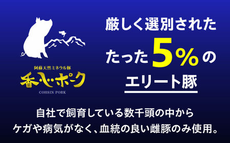 『香心ポーク』ミンチ 約250g×6パック 豚肉ミンチ[AYCK003]