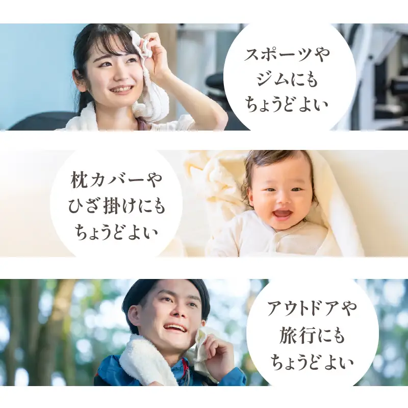 ファミーユ ミニバスタオル 6枚（グレー）