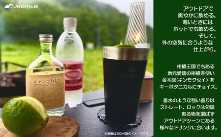 キャンプGIN 大瓶 750ml×1本 キャンプ屋さん監修 アウトドア専用のお酒 【アーベントイアー】 