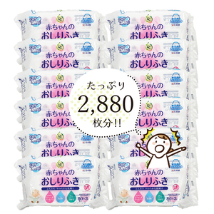 おしりふき 80枚(3個)×12入 ウェットティッシュ シート 手口ふき 汗ふき ノンアルコール コンパクトサイズ 衛生 弱酸性 ヒアルロン酸 モモの葉エキス配合 無香料 赤ちゃん用品 ベビーグッズ 日用品 消耗品 生活用品 富士市 [sf088-003]