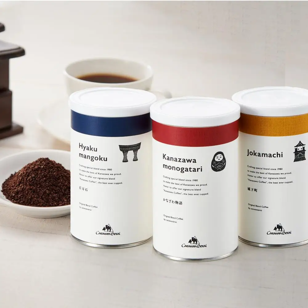 かなざわブレンドコーヒー 粉 3種ギフト コーヒー