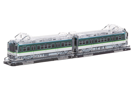 《京阪電車600形 立体組立キット「3Dアクデン」＋「駅名標付き水彩画台座」セット》 [1166]