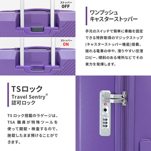 スーツケース 最短 7日以内配送 Brush 北海道 カラーパレット LTD2 64L MIDDLE_No.580337707 富良野 ラベンダー キャリーケース 旅 キャリー かばん バッグ 国産 日本製 北海道 赤平市