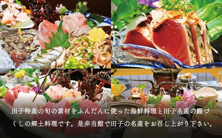 旅館たか屋　宿泊補助券　（9,000円分）/ 宿泊補助 宿泊チケット 旅行チケット チケット 券 民宿 宿 食事 海鮮 鰹 風呂 国内旅行 [0755002]