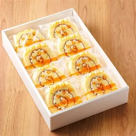 お菓子詰め合わせ セット(人気 釧路湿原ロールケーキ 8コ)＜北海道のおすすめ スイーツセット ＞_詰め合わせ セット 人気 クランツ国誉店 スイーツ スィーツ 焼菓子 個包装 小分け お土産 スイーツ ケーキ 冷蔵 プレゼント デザート 菓子 贈答用 贈答品 ギフト_【配送不可地域：離島】【1084339】