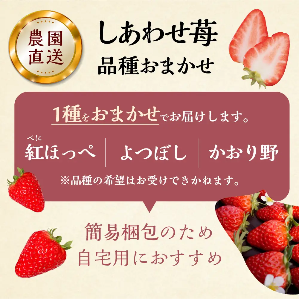 【定期便5回】【2027年1月以降発送開始】自宅用 いちご 紅ほっぺ 600-700g ×5回 [しあわせ苺] サイズ バラバラ 訳あり 訳アリ 農園直送｜フルーツ スイーツ 苺 イチゴ 人気 簡易梱包 家庭用 産地直送 いちご こだわりの 甘さ 岐阜県 本巣市 先行予約 [mt1801]  family農園watanabe