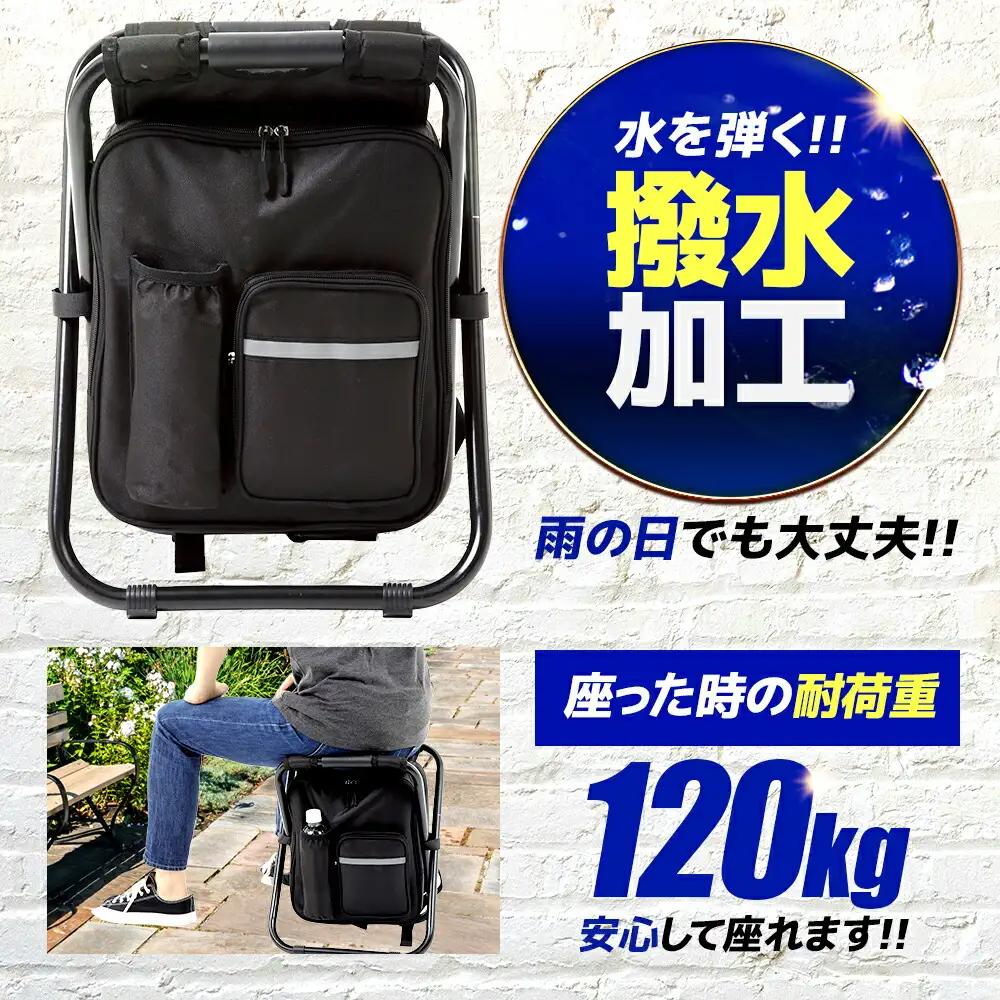 【認定防災士厳選】＼総販売数51万セット突破！／イス型リュック緊急防災12点セット / 防災グッズ 災害時 避難 防災グッズ 備え 大雨 洪水 台風 災害 避難 / 小浜市 / 岸田産業 [BFDJ004-1]