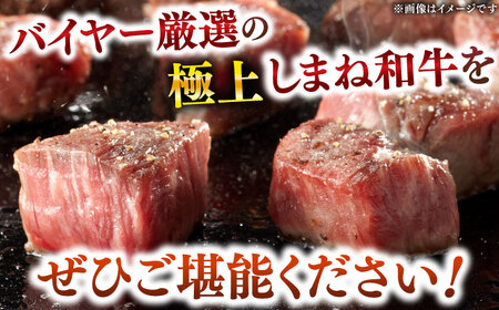 ステーキ しまね和牛サイコロステーキ 300g (肉専用にんにく塩付) [AIDH002] ステーキ