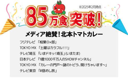 【定期便 隔月(全6回)】北本トマトカレー 5箱(200g/箱)×隔月(全6回) 計30箱 | トマトカレー 北本市観光協会