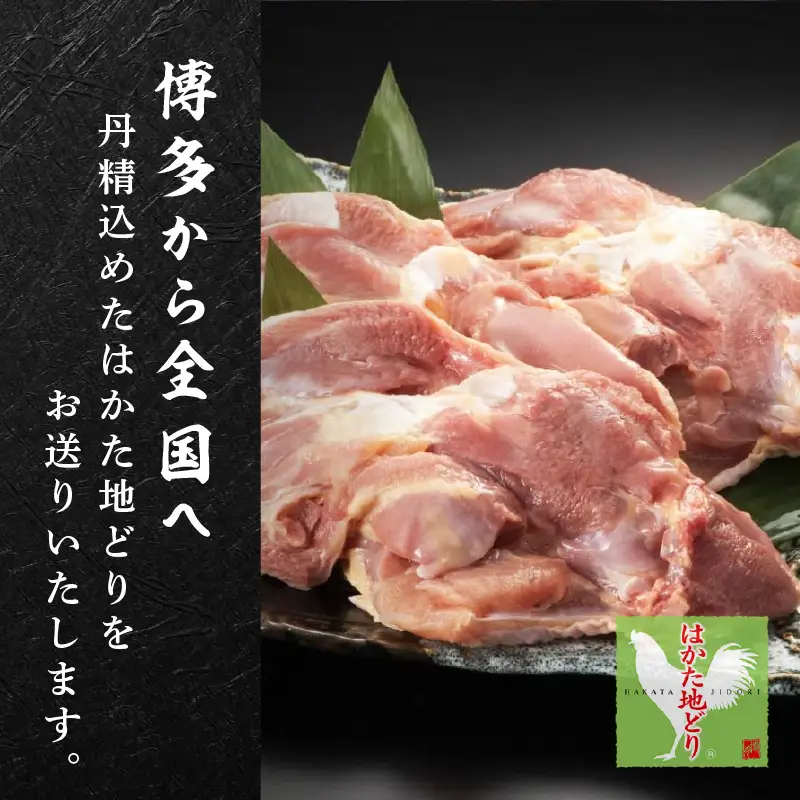 はかた地どり もも肉 900g(300g×3)【A6-027】