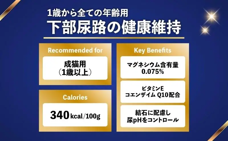 ビューティープロ キャット 下部尿路の健康維持 低脂肪 1歳から 2.7kg ｘ4(ケース単位) キャットフード