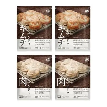 韓国風大型餃子 王マンドゥ(肉・キムチ)780g×各2袋 計3.12kgセット【配送不可地域：離島】【1623033】