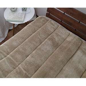 敷きパッド シングル 100×205 ベージュ 蒸れずに暖か コットン アクリル 敷パッド ベッド パッド ベッドパッド ベッドパッ シーツ 日本製 寝具 大阪府 岸和田市