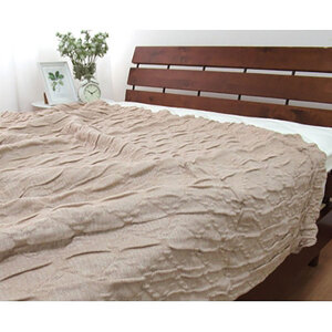 ブランケット シングル 140×200cm ベージュ あったか コットン ふわふわ ガーゼケット 綿毛布 毛布 肌掛け 肌掛け布団 肌布団 掛け布団 布団 寝具 綿100% 日本製 大阪 大阪府 岸和田市