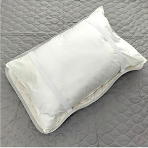 枕カバー Mサイズ 43×63cm 2枚 グレー セット 艶やか リネン 100% 枕パッド 枕パット 枕 カバー ピローケース ピローカバー リネン100% 麻 リネン枕パッド日本製 日本製 寝具 大阪 大阪府 岸和田市