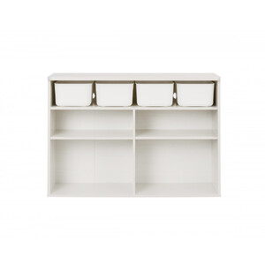 収納棚 ラウンドシェルフ RUSR-97W ホワイト