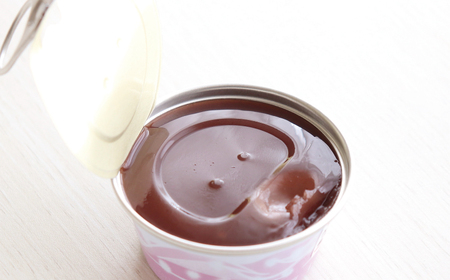 【羊羹】缶入り水羊羹  12個【こしあん 小倉】