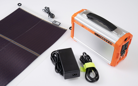 AG11　16Wモバイルソーラー防水セット【 防災グッズ 防災用品 防災 台風 停電 アウトドア 充電 ソーラー発電 ソーラーパネル 持ち運び コンパクト バッテリー 防水 LEDライト キャンプ  非常用 ポータブル電源 】