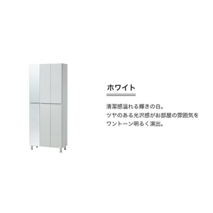 【開梱設置】シューズボックス 【リアル 75 HI板 左姿見】 ホワイト つや有_開梱設置 シューズボックス リアル 75 HI板 左姿見 大川家具 ホワイト つや有 靴箱 可動棚 お洒落 国内製造 お取り寄せ 福岡県 久留米市 送料無料 〔Qd065-01〕