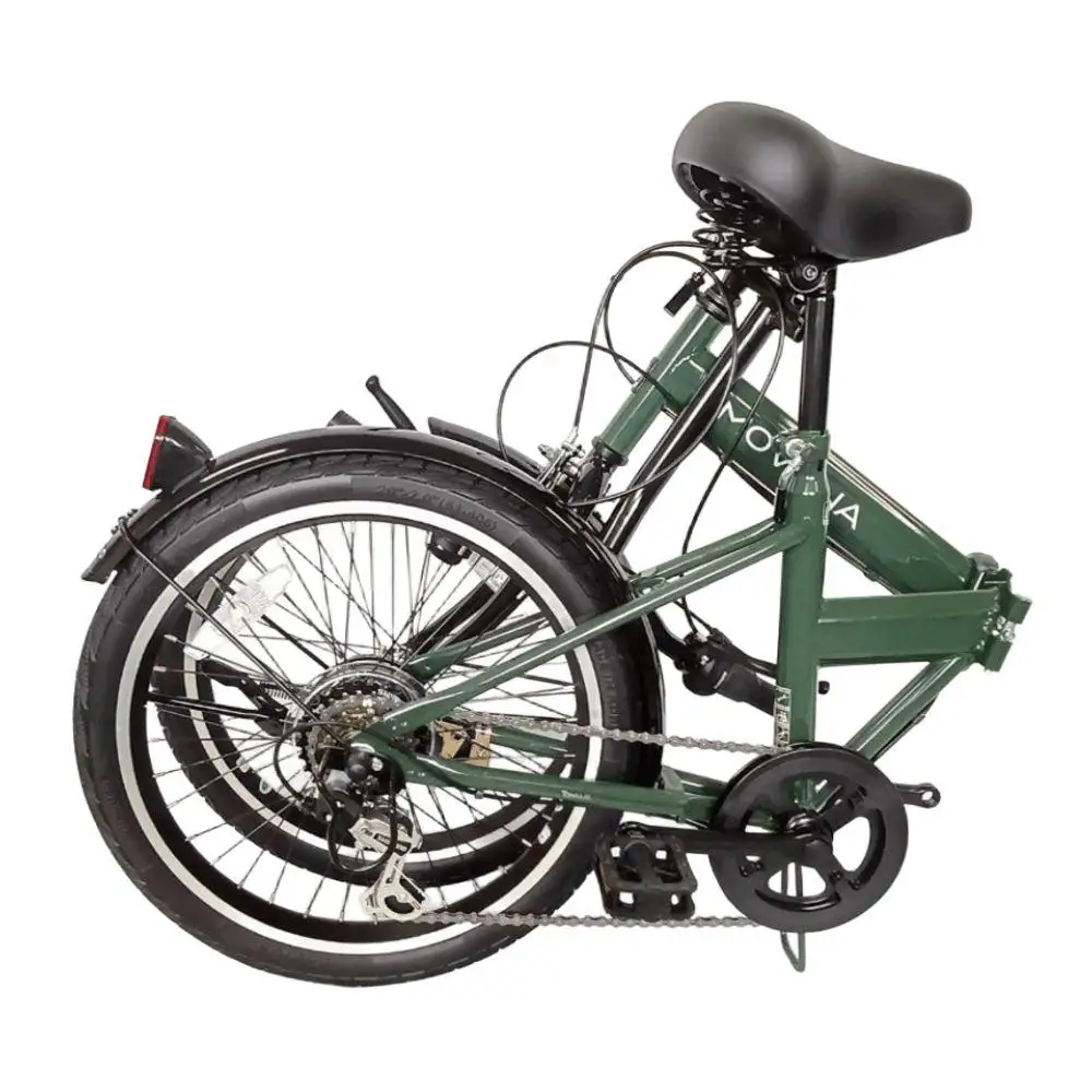 ノーパンク MOVONA Dark Green 送料無料 全国配送離島含│自転車 完成品 組み立て不要 折りたたみ自転車  武田産業