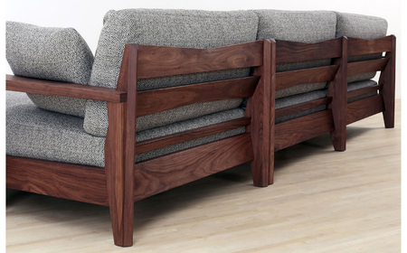 （ウォールナット）AUTHENTICITY SOFA E COUCH BE（ベージュ） No.1122-08