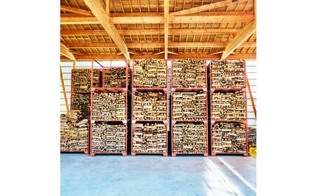 乾燥薪 ナラ薪20kg 30cm中割り～大割り薪ストーブ キャンプ 焚き火 密度が高く火持ちの良い広葉樹 薪 アウトドア 福井県 若狭町