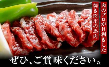 馬肉焼肉用 500g カット済 桜屋《60日以内に出荷予定(土日祝除く)》送料無料 肉 馬肉 焼肉