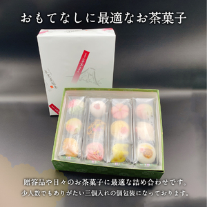 「四季の上生菓子」12個入【富士夢和菓子】和菓子 生菓子 詰め合わせ ギフト 贈り物 