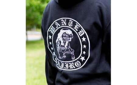 ガジロウ刺繍入りパーカー 【Lサイズ】 福崎町 キャラクター 妖怪 河童 カッパ