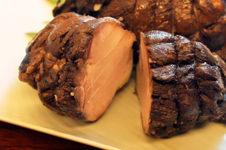 弓豚の手作り焼豚 豚肉 チャーシュー お肉 惣菜 総菜 冷凍保存 簡単調理 時短 豚 焼き豚 焼豚 ラーメン トッピング チャーシュー丼 お弁当 おかず おつまみ E20-002