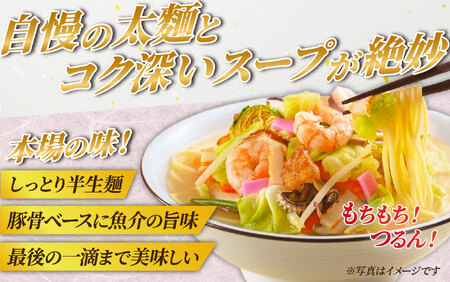 〈みろくや〉具材付き冷凍ちゃんぽん・皿うどん  各2食入(IC-33) / 本場 長崎 皿うどん ちゃんぽん