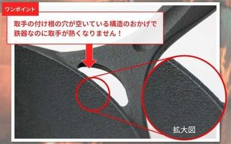 ダクタイルパン 28 アウトドア キャンプ テフロン IH対応 L0105