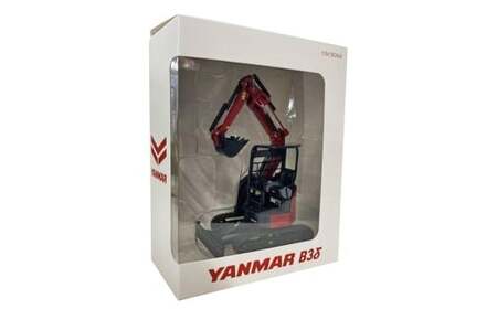 YANMAR B3δ （Excavator DIE-CASTING METAL） 1／24スケール ヤンマー建機 おもちゃ オモチャ 玩具 ミニチュア 働く車 はたらく車 ミニショベル ショベルカー ビーサンデルタ