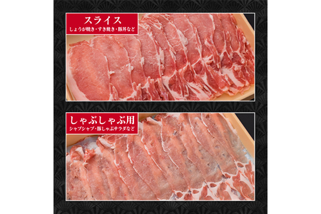 宮崎県産 豚肉 豚ロース バラエティー セット 合計1.5kg ポーク 国産 食品 万能食材 とんかつ スライス しゃぶしゃぶ トンカツ おかず お弁当 おつまみ 焼肉 炒め物 おすすめ ご褒美 お祝い 記念日 パーティー お取り寄せ グルメ 詰め合わせ 日南市 送料無料_BB119-23