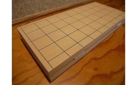 SS-16【 将棋盤 】新桂7号 接合折盤 セット 卓上 囲碁 将棋 木工品
