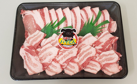 【計600g】あぐー豚「パイとん」 焼き肉用（バラ＆ロース） あぐー豚 豚肉