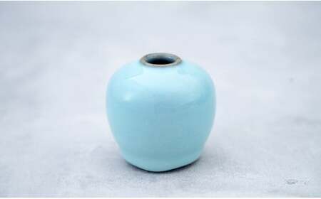 有田焼 月白 一輪挿し(小) 【 茂正工房 】 梶原大敬 陶器 花瓶 一輪挿し 青磁 手作り 作家もの インテリア A22-65