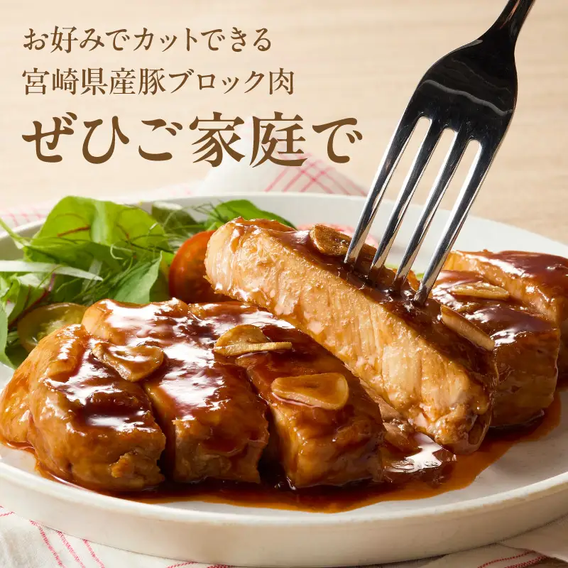 豚肉 ヒレ 豚肉[宮崎県産 ブロック 4種 3.5kg ロース バラ モモ]